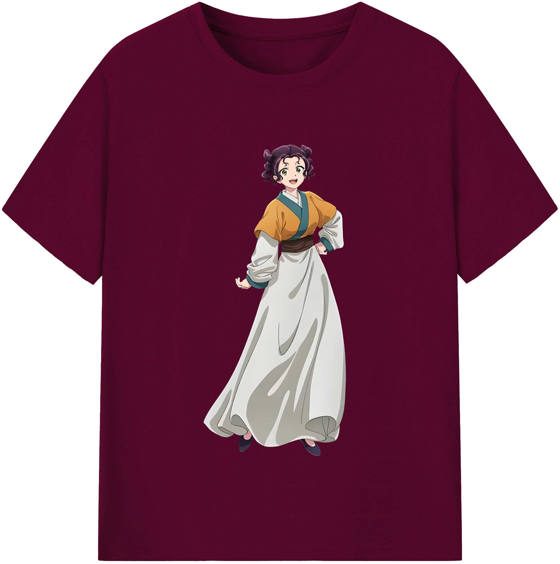 （画像用） 薬屋のひとりごと The Apothecary Diaries レディースカジュアルプリントTシャツ（綿100％）